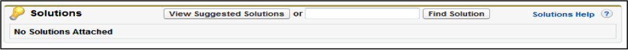 Salesforce Solutions Tab